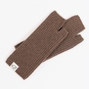 Wrist warmers made of yak wool, yak brown