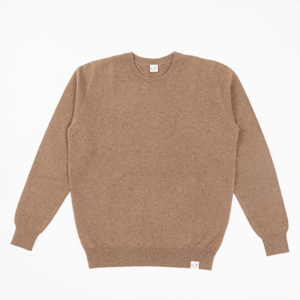 Slim Fit Pullover made of yak wool, yak brown