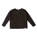 Loose fit pullover made of yak wool, dark brown