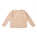 Loose Fit Pullover aus Kamelwolle, beige