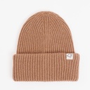 Big camel wool beanie, brown
