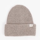Big Beanie aus Yakwolle, grau