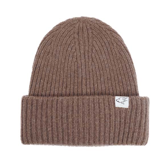 Big Beanie aus Yakwolle, yakbraun