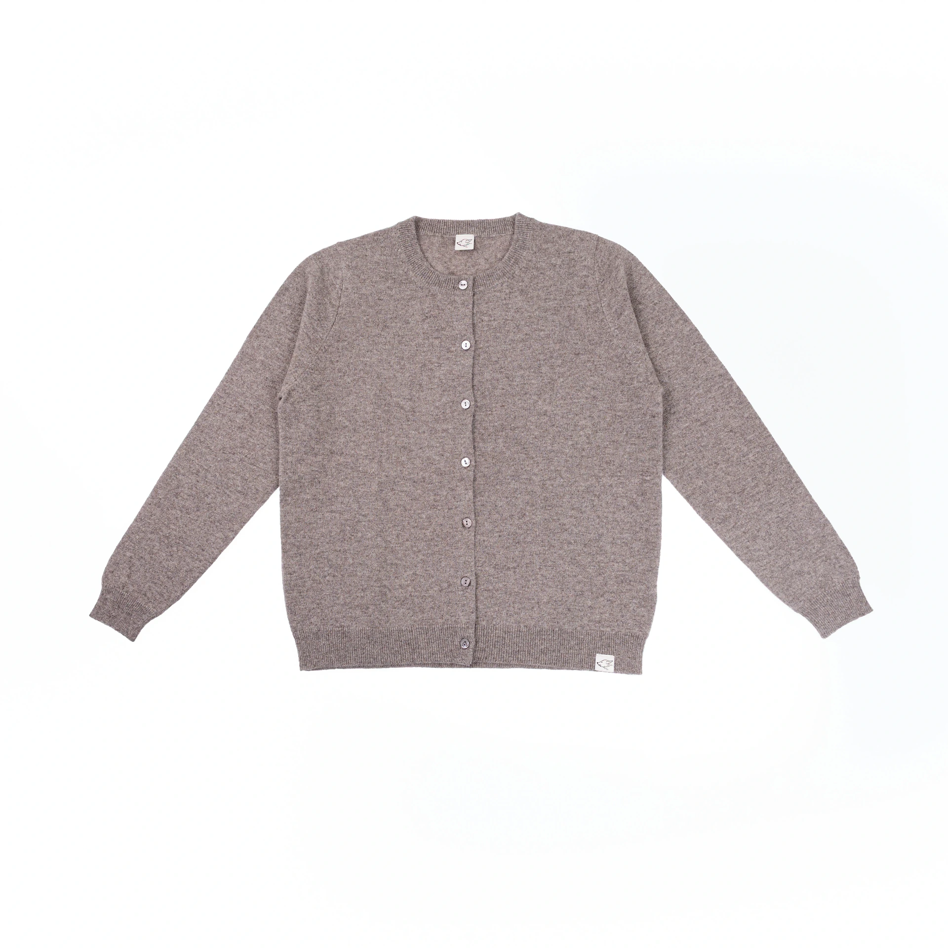 Cardigan made from yak wool, grey