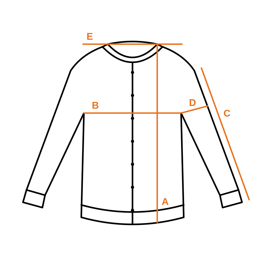 Cardigan mit Knöpfen