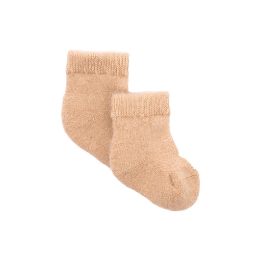 Baby socks made of camel wool, beige
