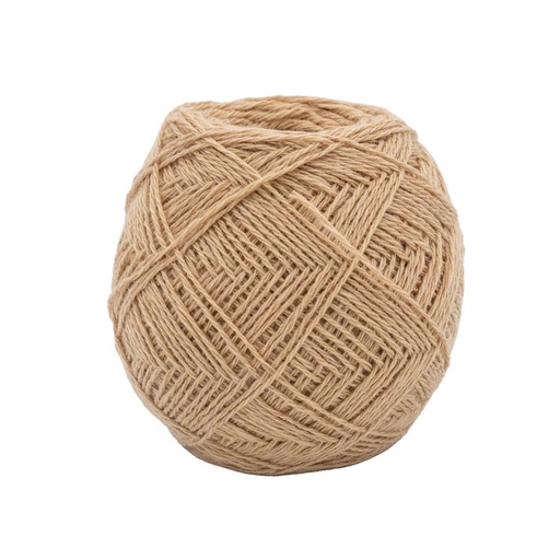 Knitting yarn made of camel wool , beige