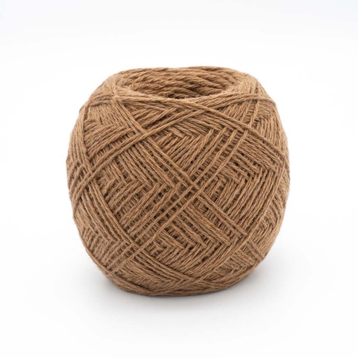 Knitting yarn made of camel wool, brown