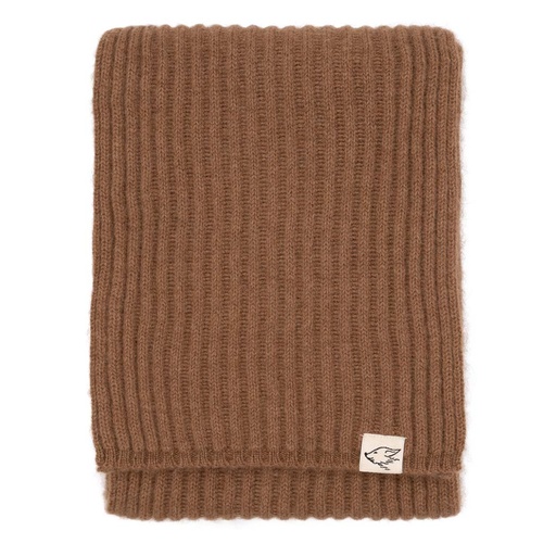 Scarf made of camel wool, brown