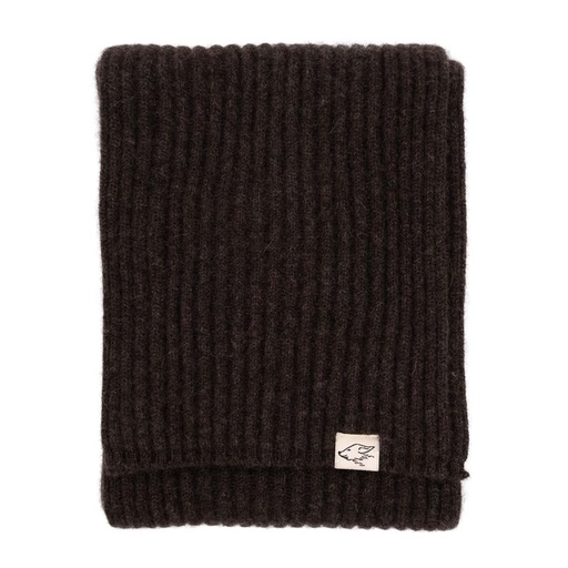 Scarf made from 100% yak wool, dark brown | steppenstrolch