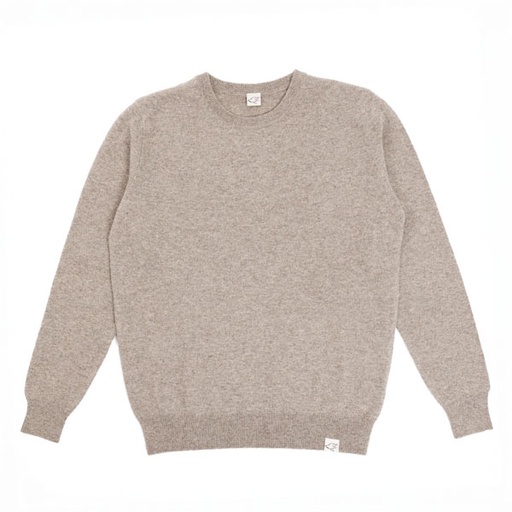 Slim fit weater made of yak wool, grey