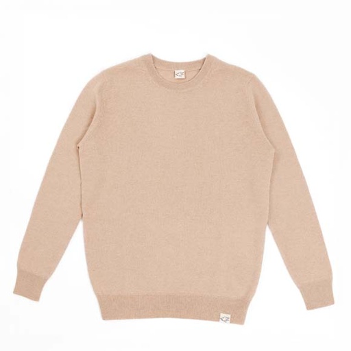 Slim Fit Pullover aus Kamelwolle, beige