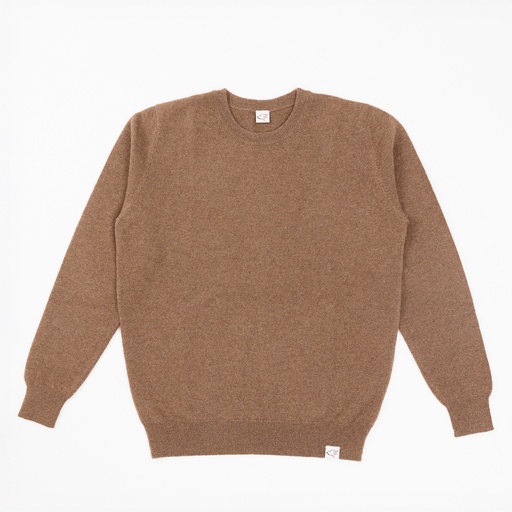 Slim Fit Pullover aus Kamelwolle, braun