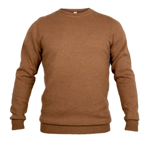 Slim Fit Sweater made of camel wool, brown