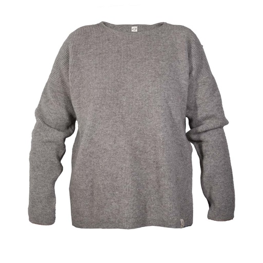 Loose fit pullover made of yak wool, grey
