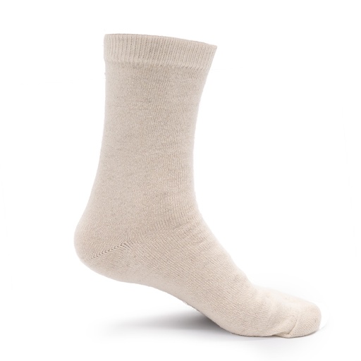 Thin sheep wool socks, natural white