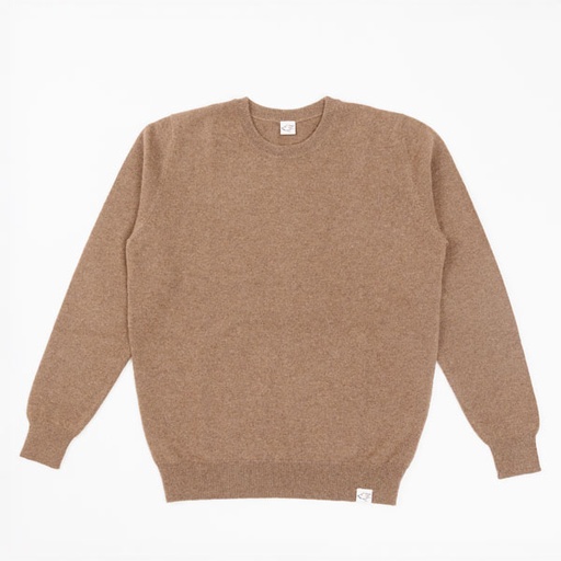 Slim Fit Pullover made of yak wool, yak brown