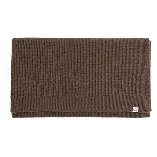 Strickdecke aus Yakwolle, yakbraun